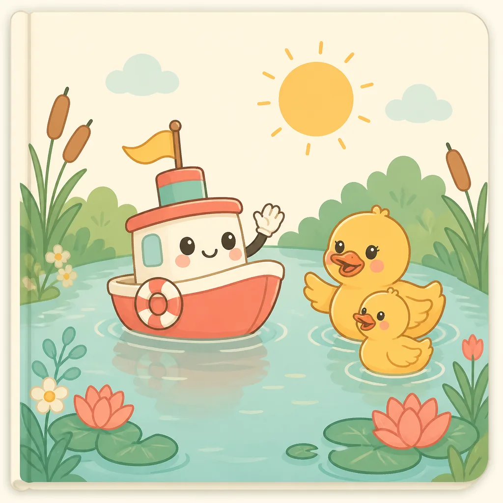 Cover illustration for The Little Boat